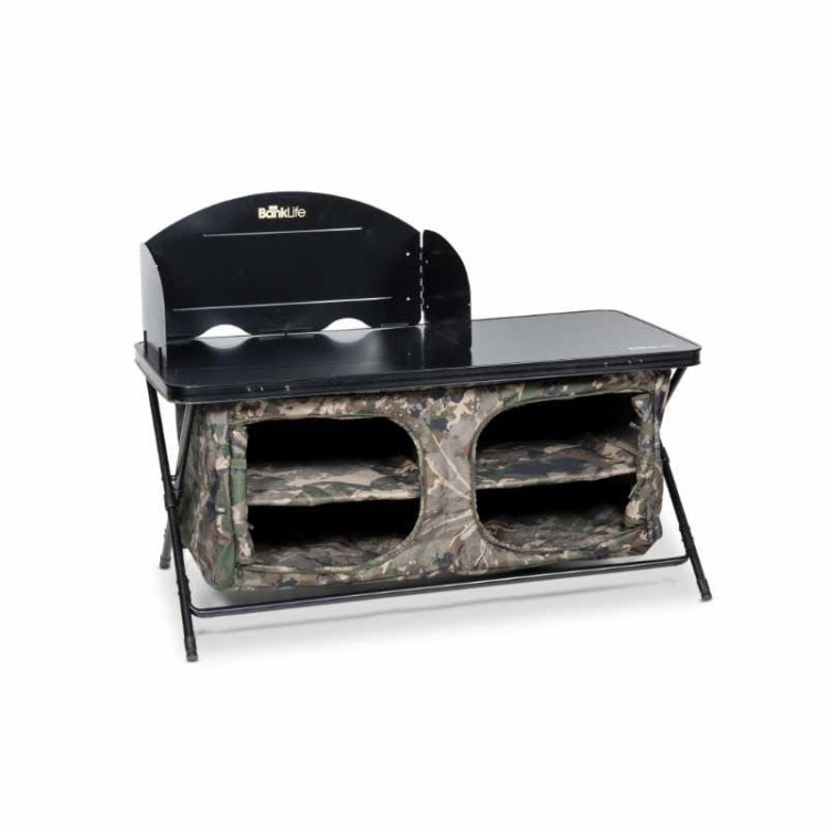 Nash Bank Life Cook Station Camo - stolik karpiowy  Karpiowe Graty - Zdjęcie 1