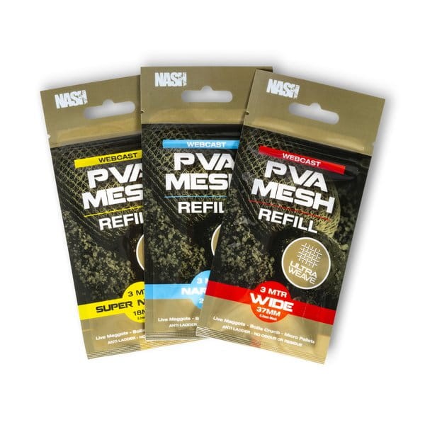 Nash Webcast Ultra Weave PVA Refill Narrow - siatka zapasowa PVA  Karpiowe Graty - Zdjęcie 5