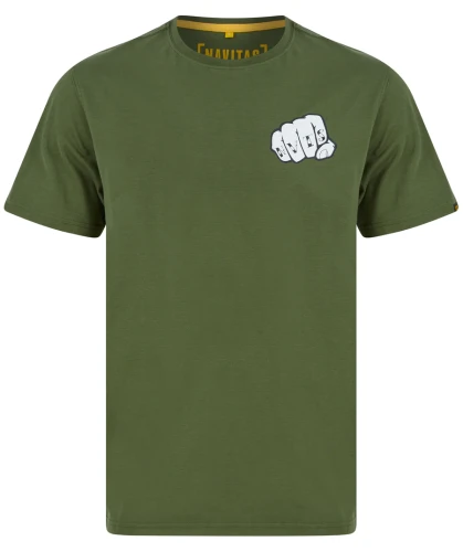 Navitas Knuckles Tee Green (rozmiar S) - koszulka wędkarska 5060771722490 Karpiowe Graty - Zdjęcie 1