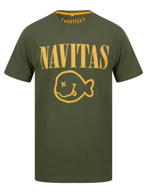 Navitas Kurt Tee Green (rozmiar S) - koszulka wędkarska 5060290969925 Karpiowe Graty - Zdjęcie 1
