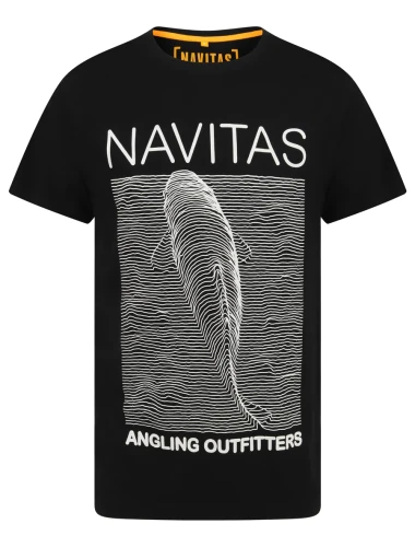Navitas Joy Tee Black (rozmiar S) - koszulka wędkarska 5060290967525 Karpiowe Graty - Zdjęcie 1