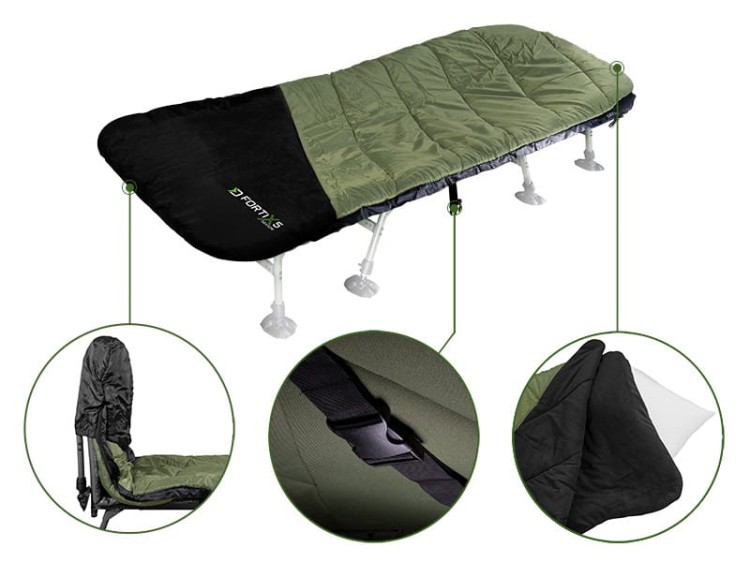Delphin Fortix 220 x 90 cm - śpiwór karpiowy 101003003 Karpiowe Graty - Zdjęcie 2