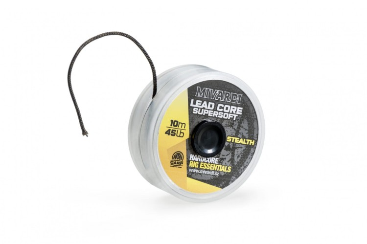 Mivardi Lead Core SuperSoft 10 m / 45 lb Stealth - leadcore M-HRELCSST45 Karpiowe Graty - Zdjęcie 2