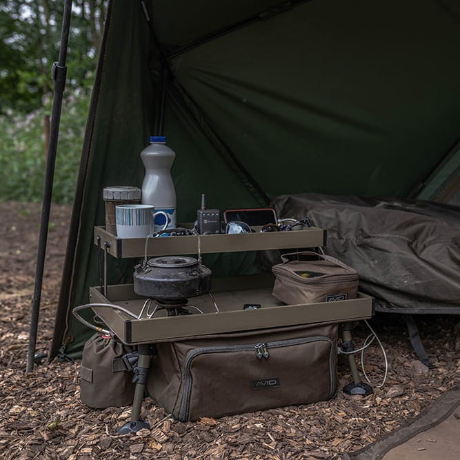 Avid Carp Double Decker Bivvy Organiser - składany organizer wędkarski  Karpiowe Graty - Zdjęcie 5