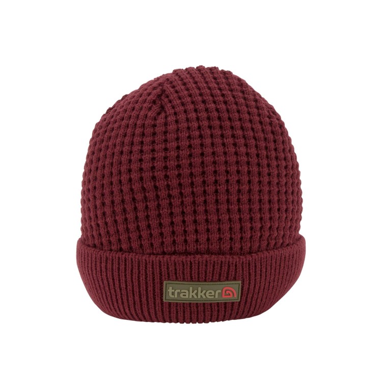 Trakker Plum Textured Beanie - czapka wędkarska 5060787386204 Karpiowe Graty - Zdjęcie 1