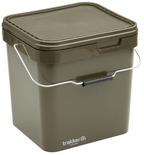 Trakker 17 L Olive Square Container - wiaderko wędkarskie 5060236149190 Karpiowe Graty - Zdjęcie 1