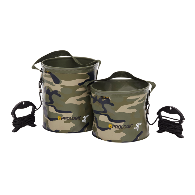 Prologic Element Camo Water Bucket Large 8,6 L - wiaderko karpiowe  Karpiowe Graty - Zdjęcie 4