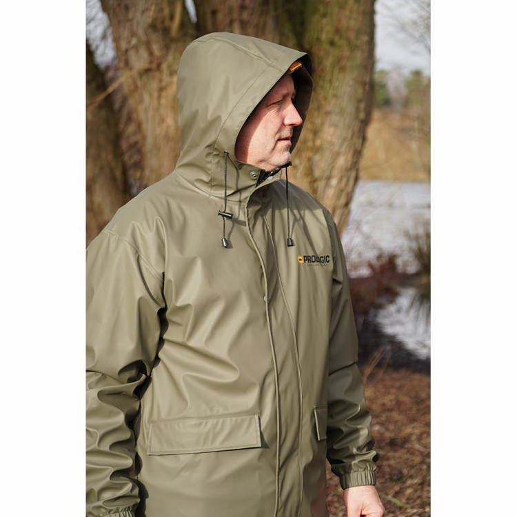Prologic Rain Jacket Bark Green (rozmiar L) - kurtka wędkarska   Karpiowe Graty - Zdjęcie 4