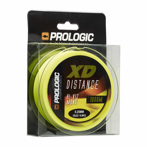Prologic XD Distance Mono 1000 m / 0,35 mm / 8,10 kg / 18 lb HI-VIZ - żyłka karpiowa 72814 Karpiowe Graty - Zdjęcie 2