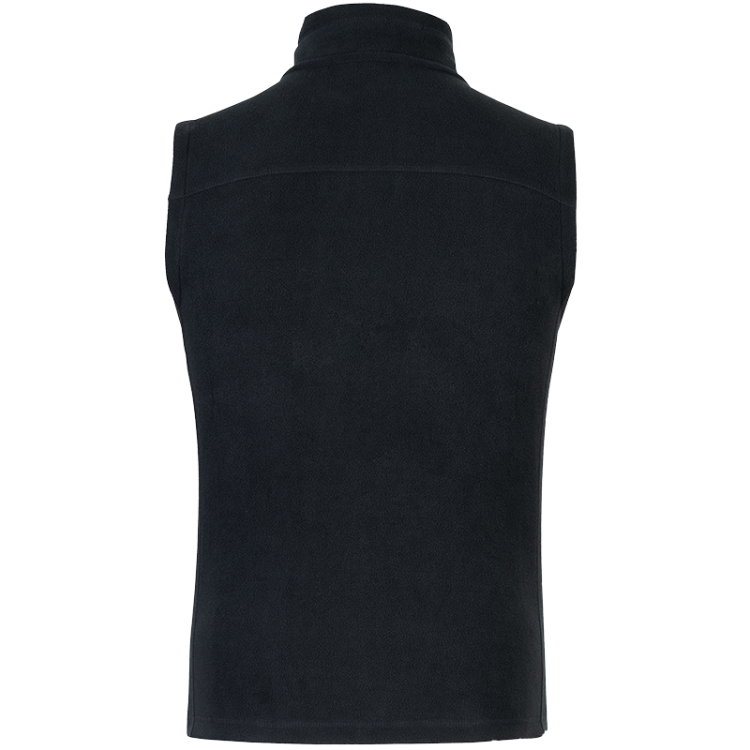 KCL600-605_Fleece Gilet Black_Back.png