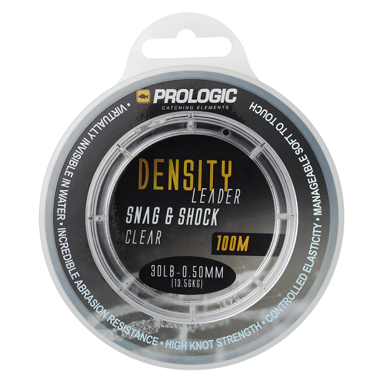 Prologic Density Snag &amp; Shock Leader 100 m 0,60 mm (20,41 kg) 45 lb Clear - strzałówka 5706301727008 Karpiowe Graty - Zdjęcie 1