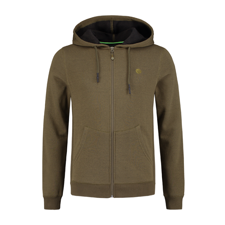 KCL224 - zip hoodie olive Front.png
