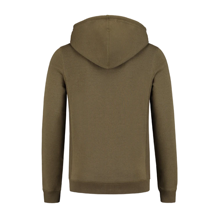 KCL224 - zip hoodie olive Back.png