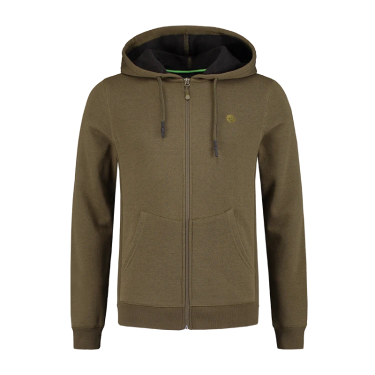 KCL224 - zip hoodie olive Front.png