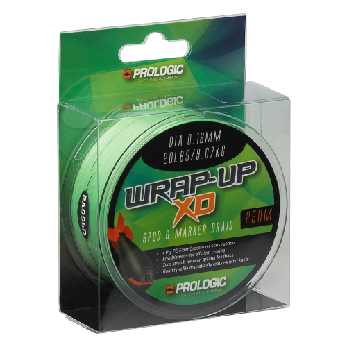 Prologic Wrap-Up AR Spod &amp; Marker Braid 250 m 0,26 mm 15,9 kg 35 lb HI-V - plecionka do spoda / markera 5706301641199 Karpiowe Graty - Zdjęcie 1
