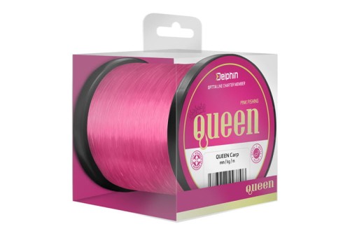 Delphin QUEEN Carp / różowa 0,35mm 9,1kg 600m 8586018013116 101002811 Karpiowe Graty - Zdjęcie 1