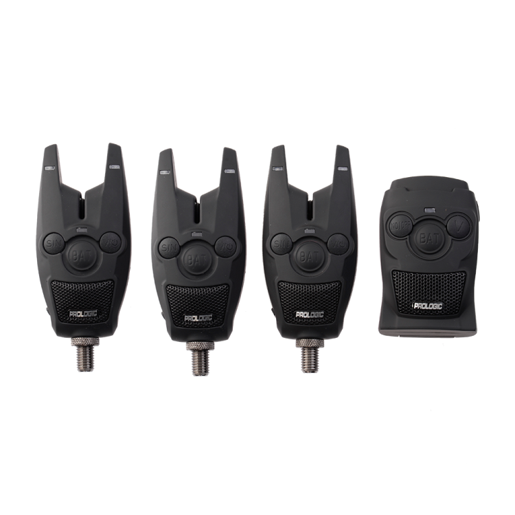 Prologic Bat+ Bite Alarm Set 3+1 Blue - zestaw sygnalizatorów brań z centralką 5706301570796 Karpiowe Graty - Zdjęcie 1