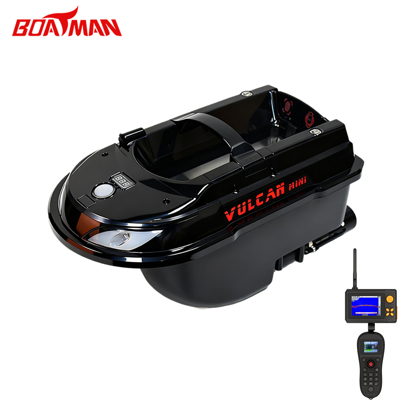 Boatman Vulcan Mini Pro GPS + Echosonda - łódka zanętowa